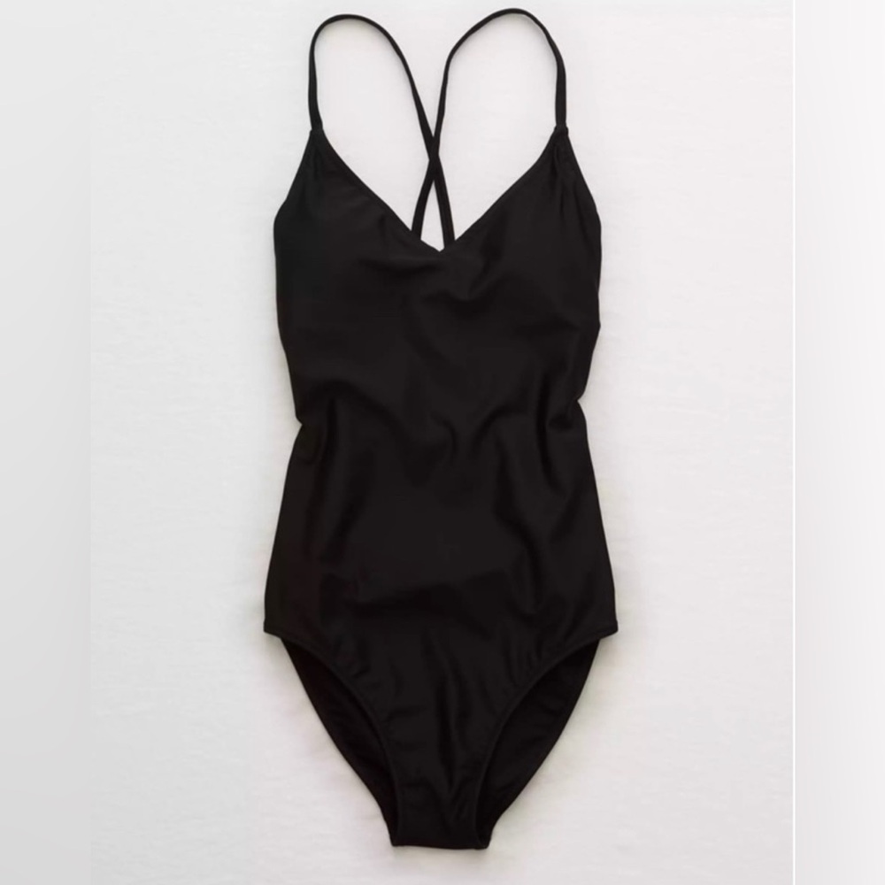 Aerie Strappy Back One-Piece Swimsuit (L) - Picture 2 of 10